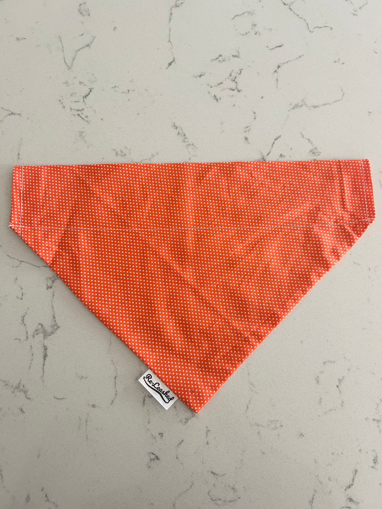Orange No Tie Bandana
