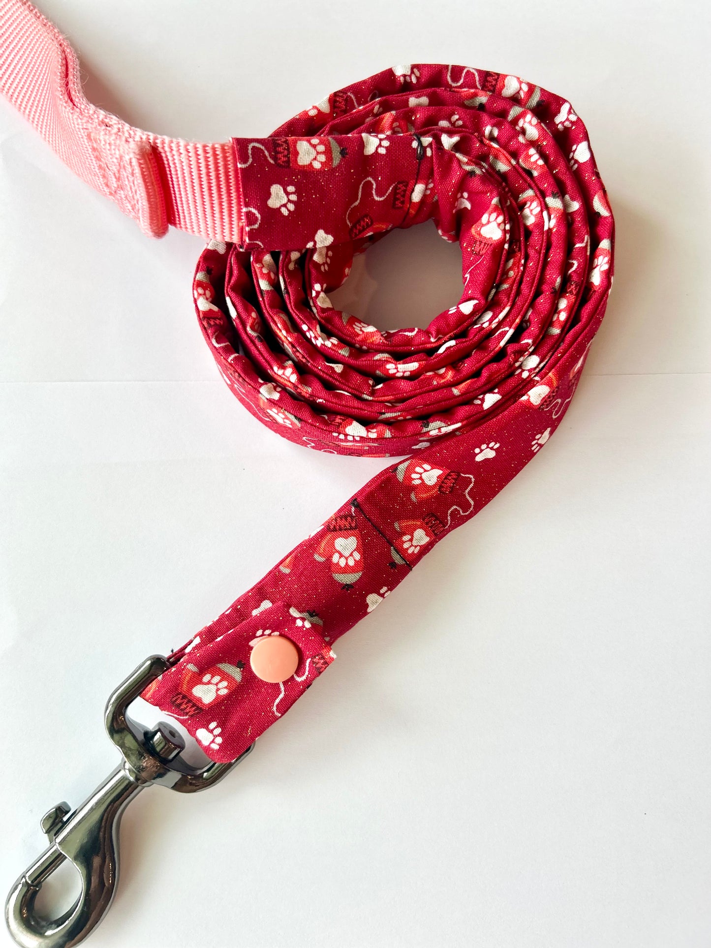 Red Mittens Leash Cover