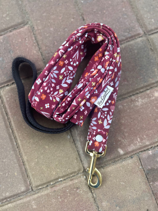 Fall floral Leash Cover