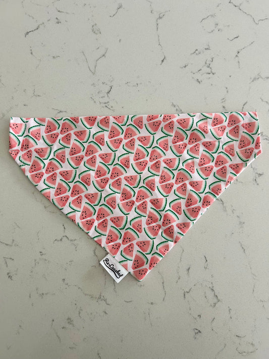 Watermelon No Tie Bandana