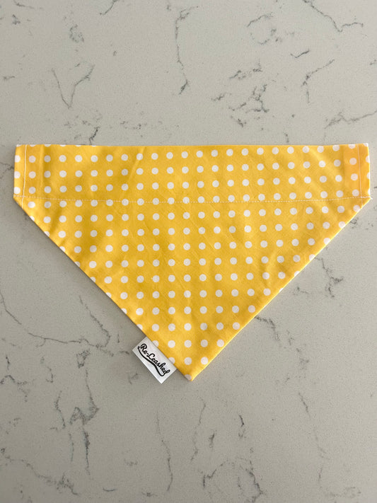 Yellow No Tie Bandana